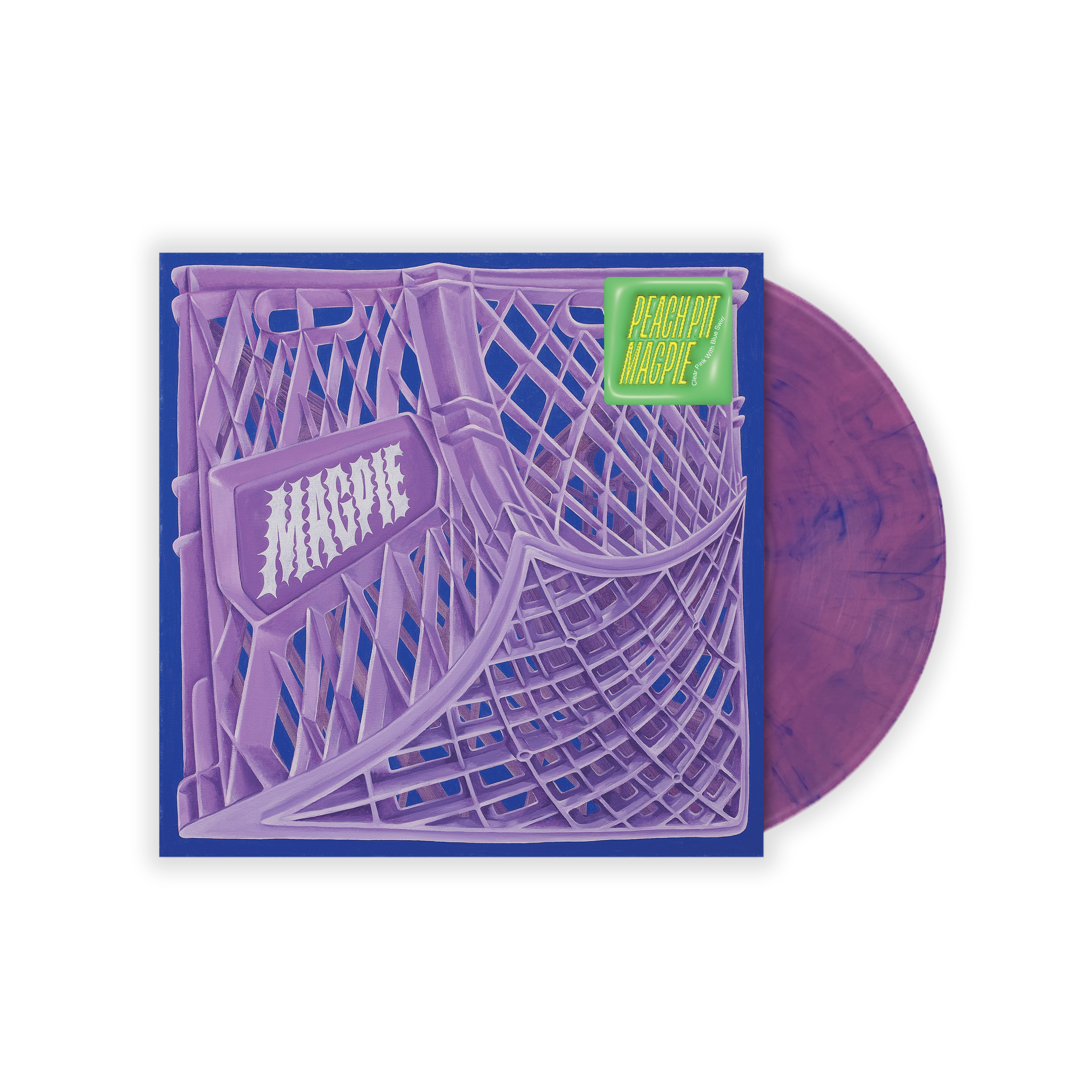 Magpie - Limited Edition - "Pink w/ Blue Swirl" Vinyl + Signed Poster