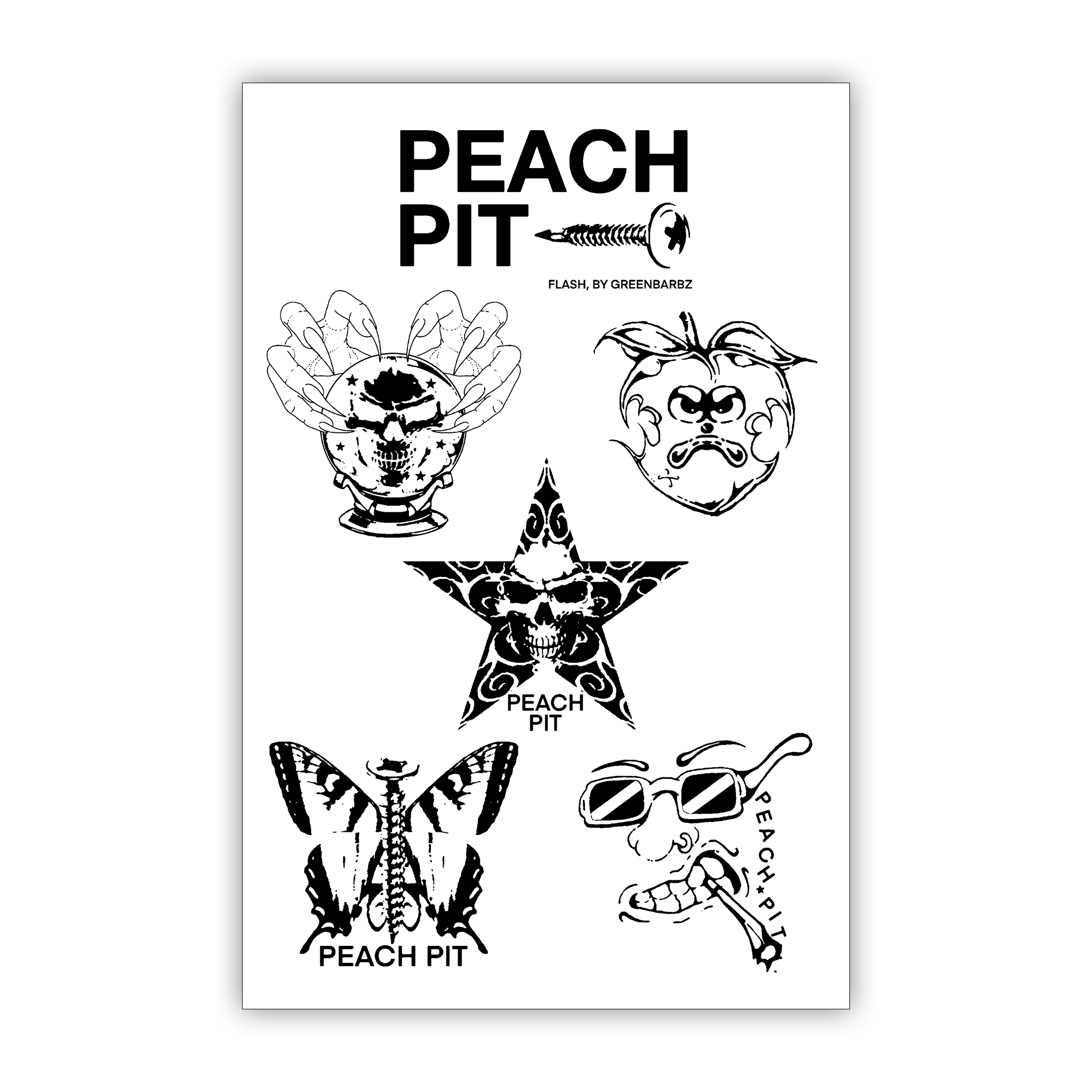 Temporary Tattoo Sheet