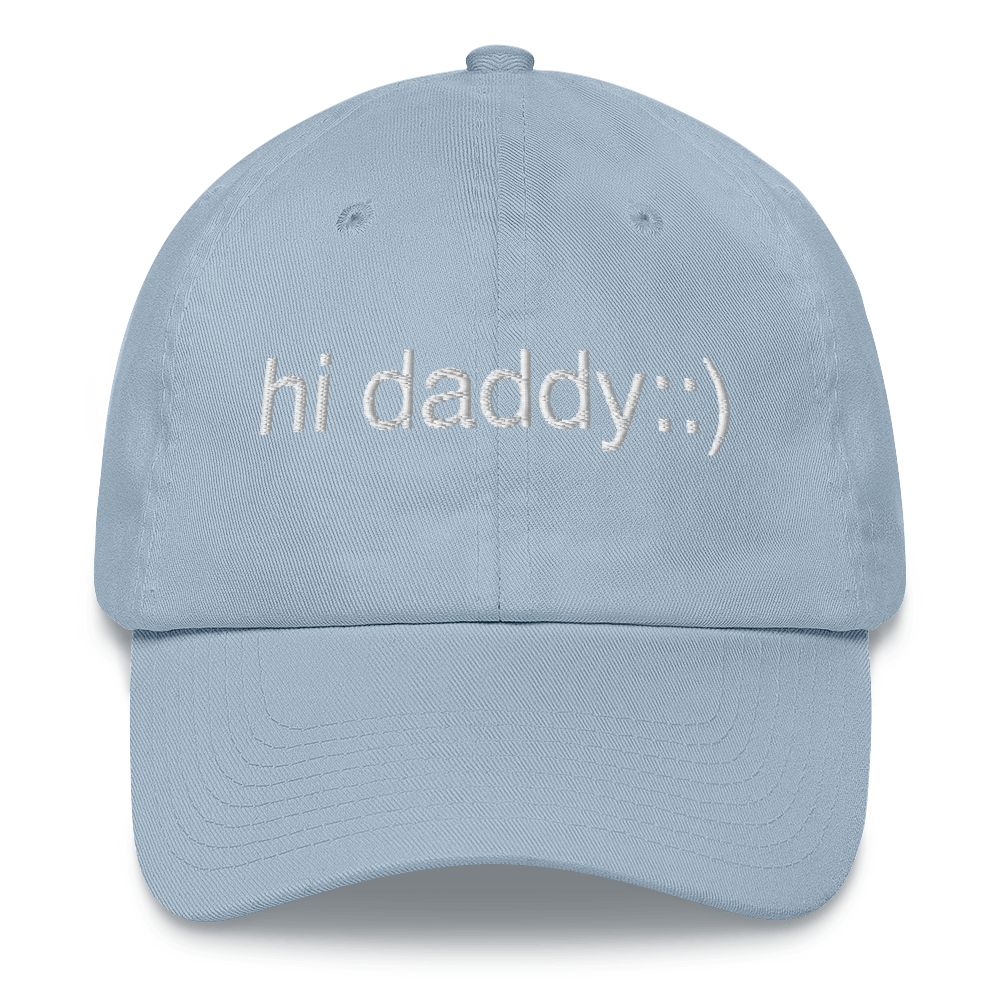 Peach Pit hi daddy ::) blue hat