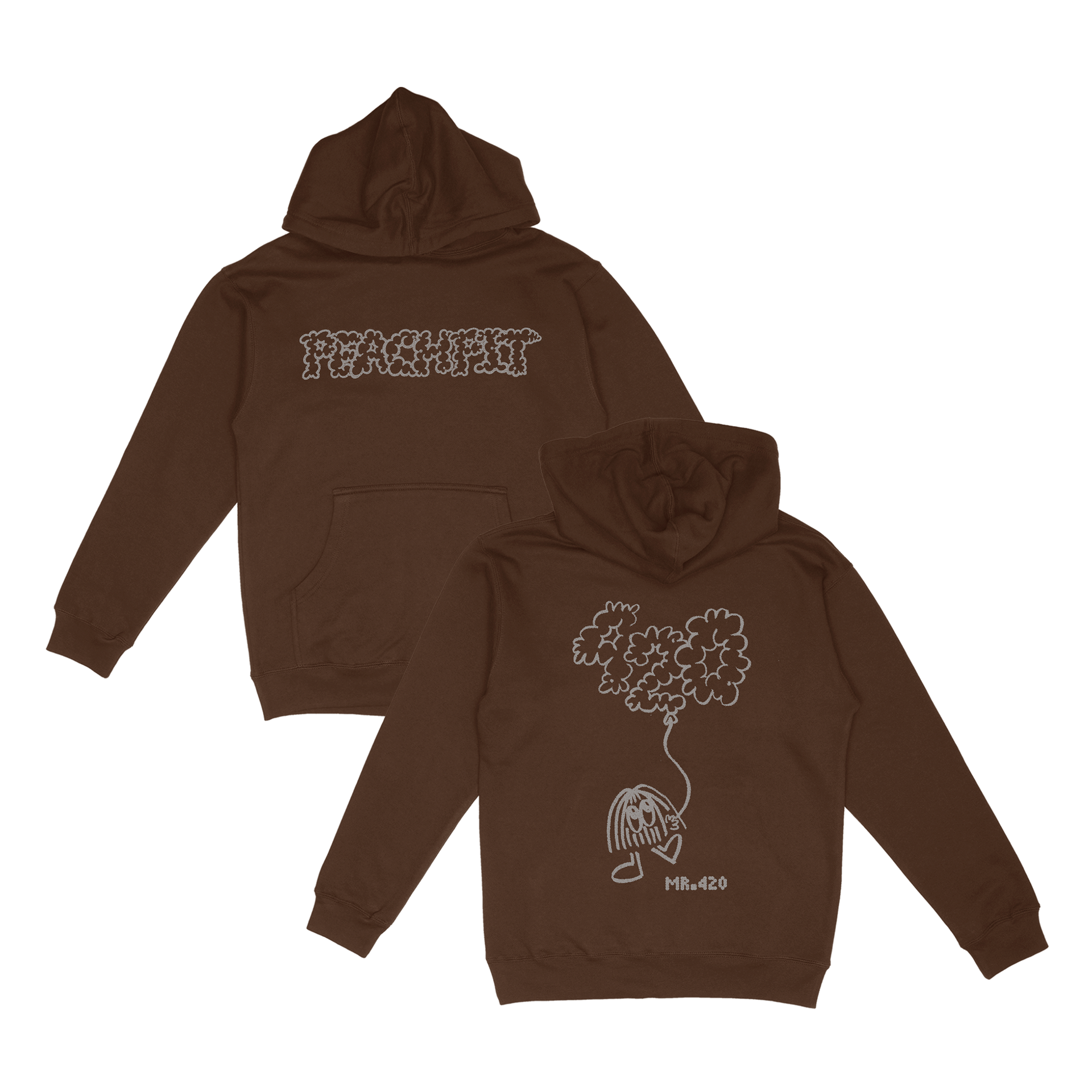 Mr. 420 Hoodie – Peach Pit Official Merch