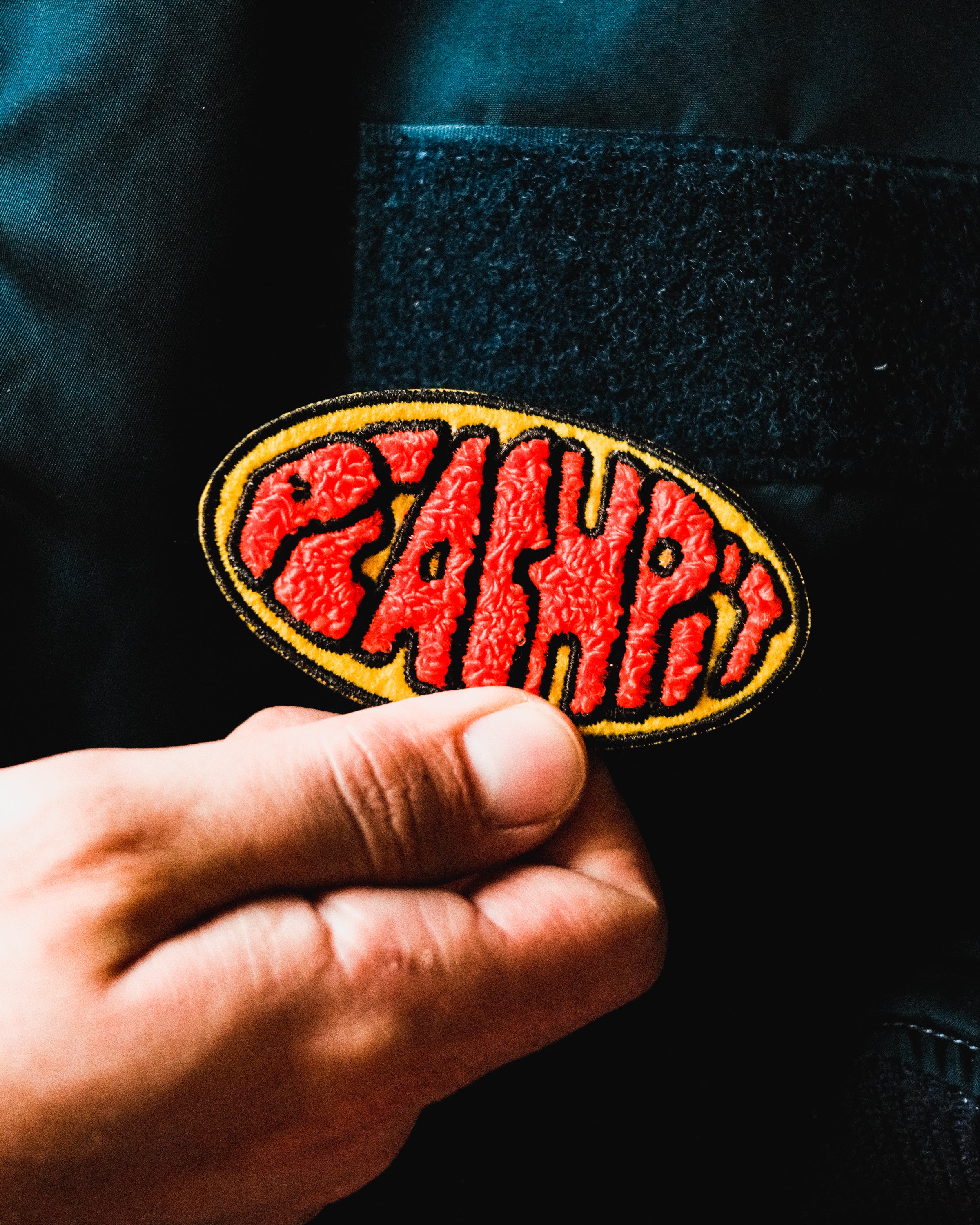 "Bean" Chenille Patch