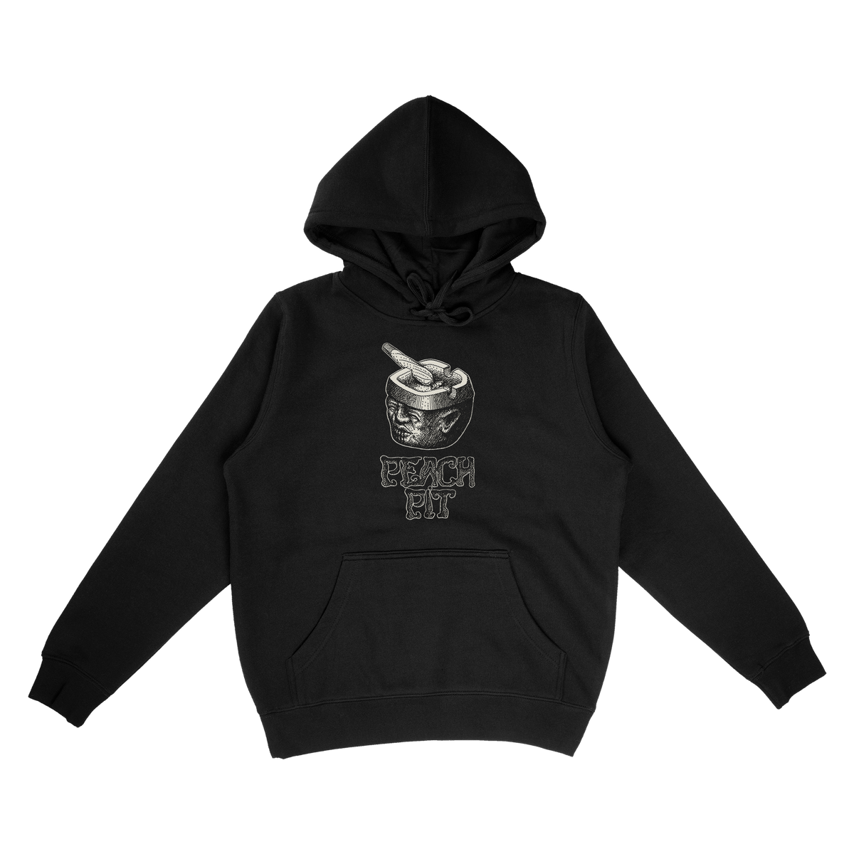 Stoned Head Hoodie – Peach Pit Official Merch