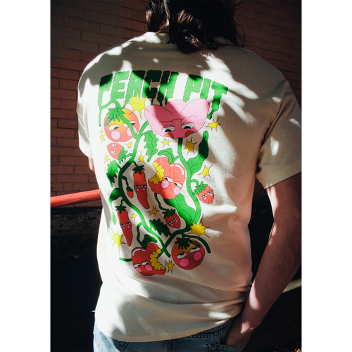 Vine Friends Tee – Peach Pit Official Merch
