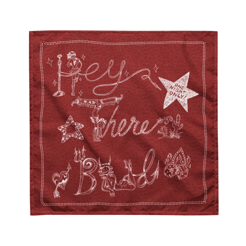 Hey There Bud Bandana – Peach Pit Official Merch