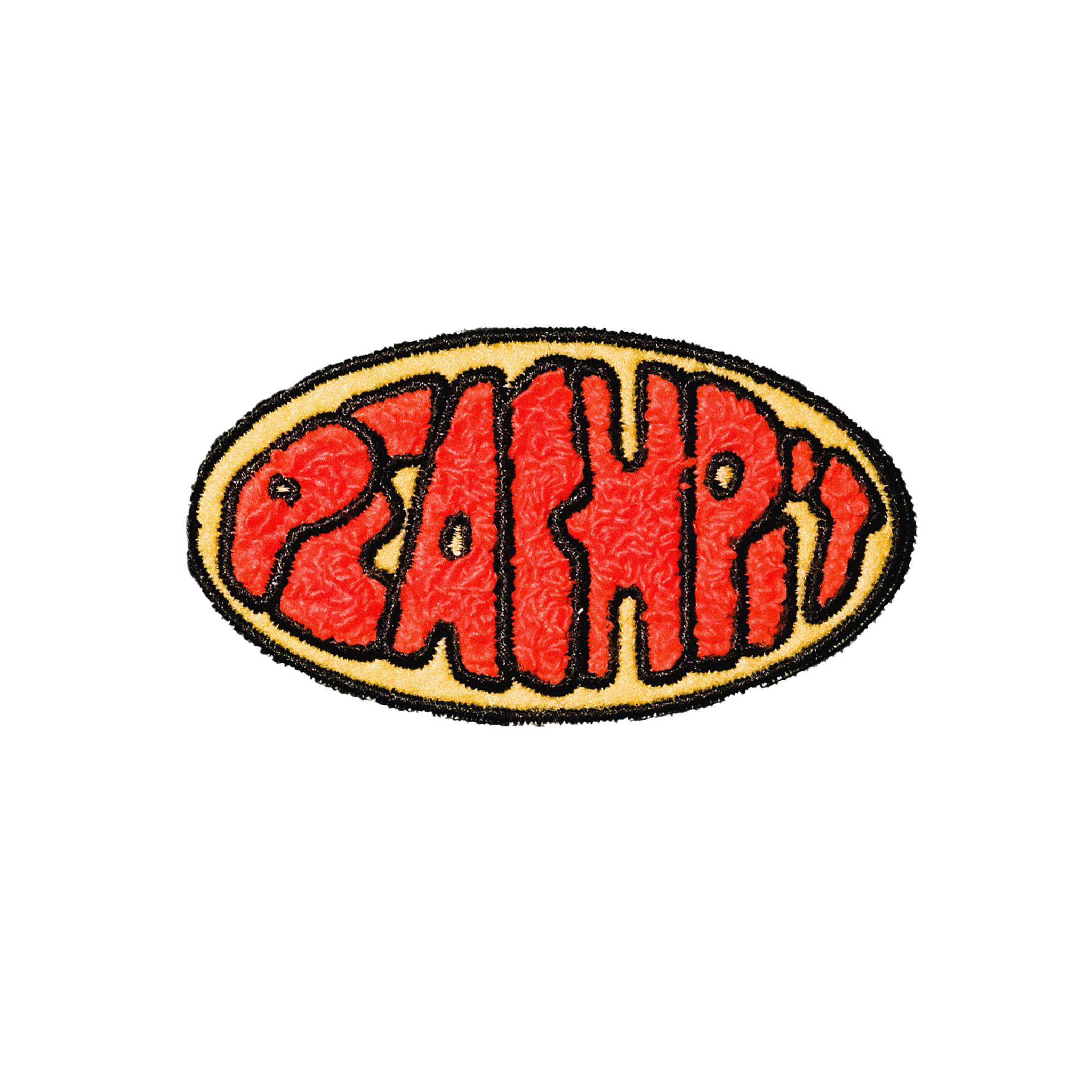 "Bean" Chenille Patch