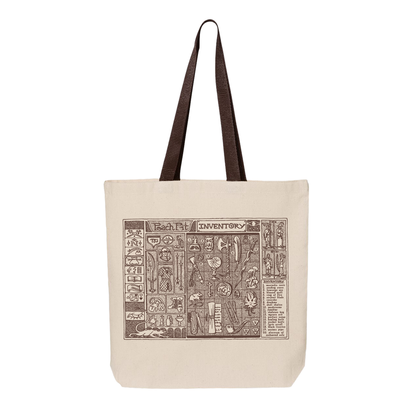 Inventory Tote – Peach Pit Official Merch