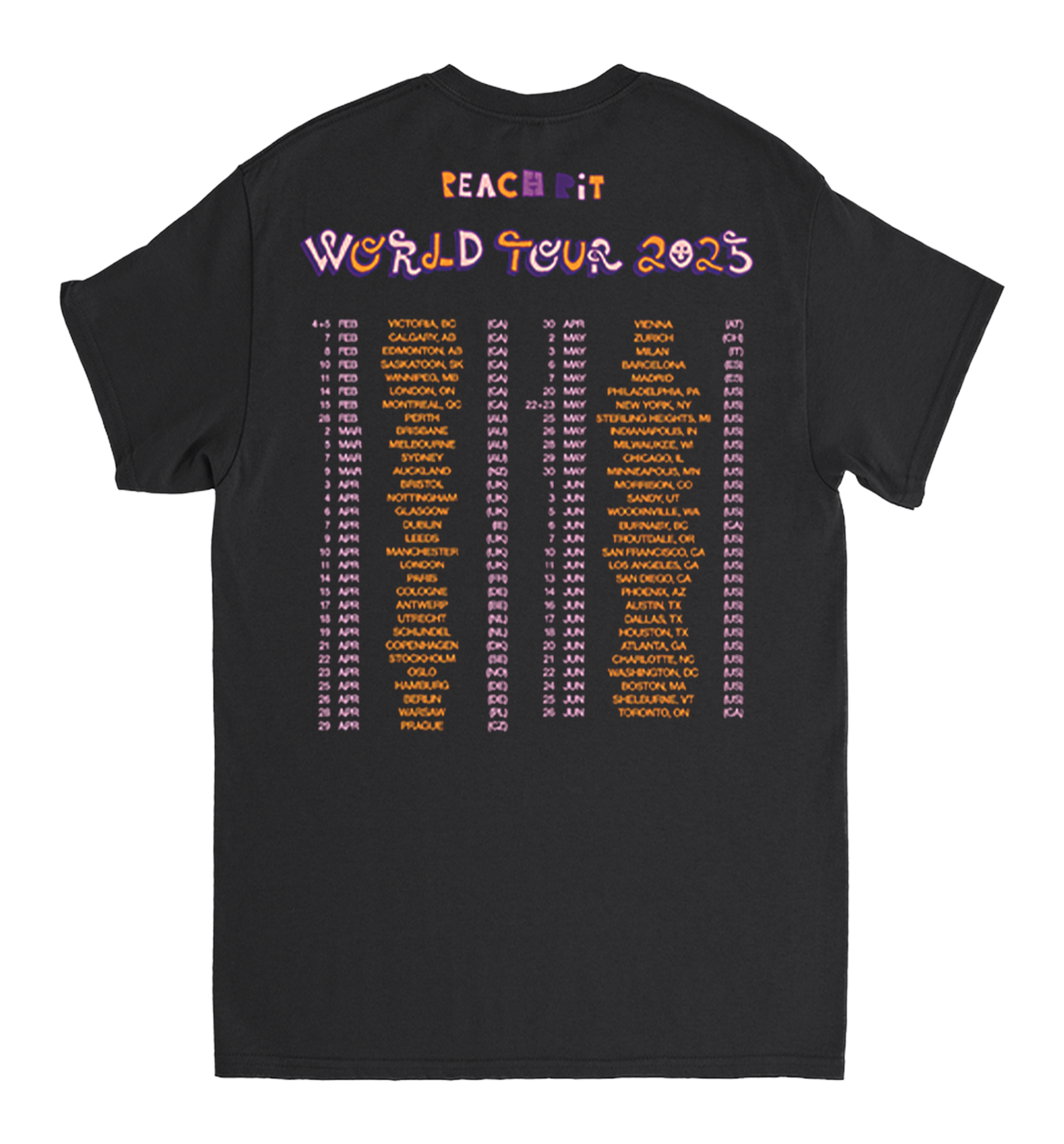 2025 Tour Tee
