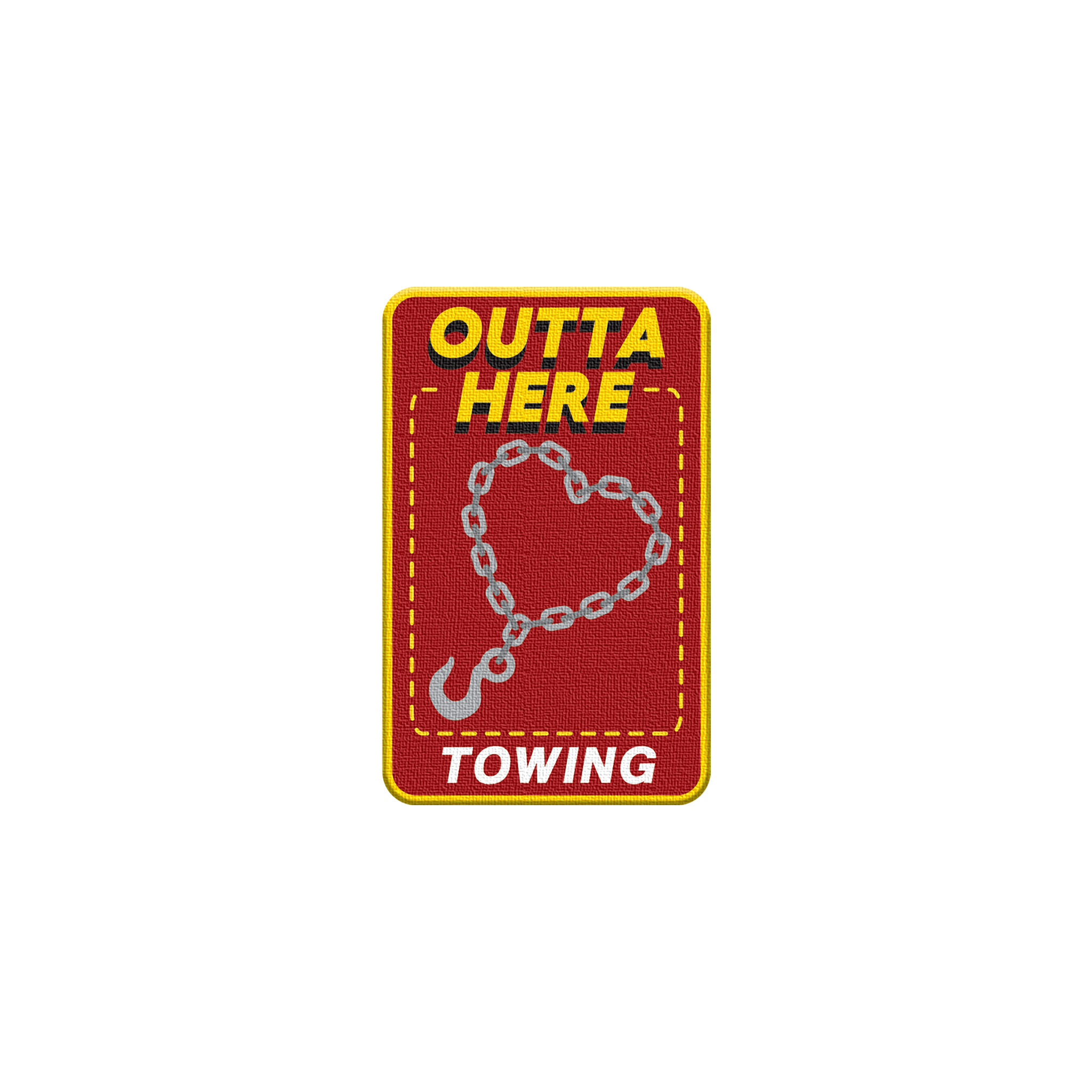 Outta Here Towing Patch