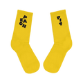 Peach Pit Crew Socks