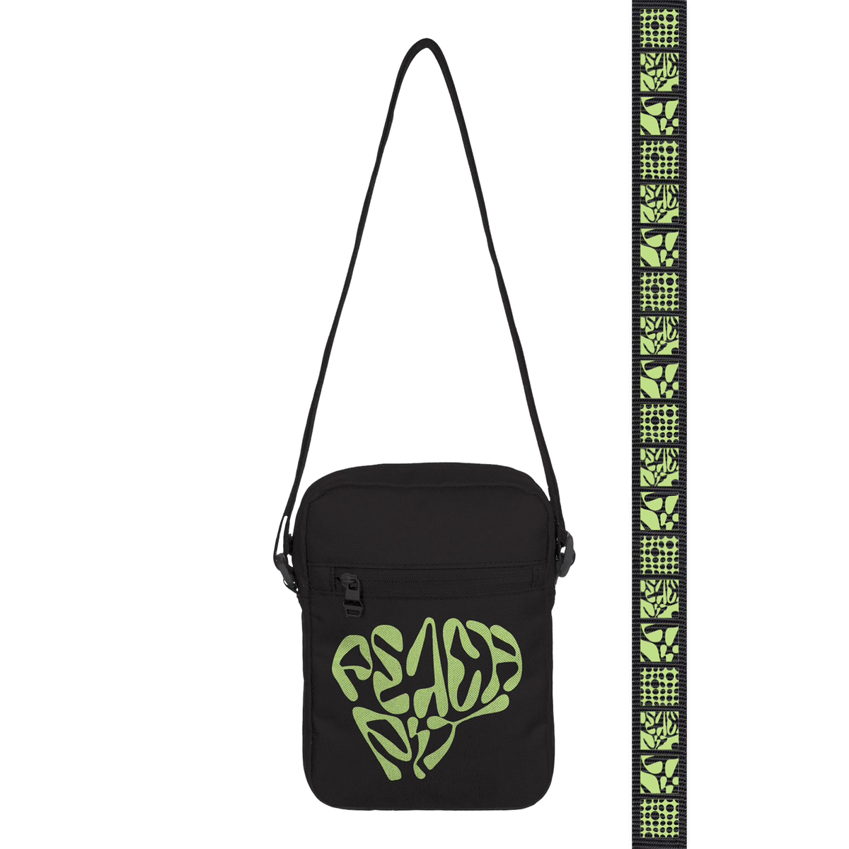 Virus Bacteria Print Pattern Crossbody bags