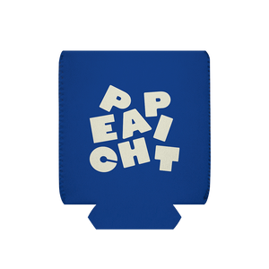 Peach Pit Koozie - Blue