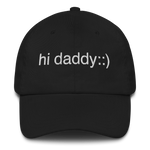 Load image into Gallery viewer, Peach Pit hi daddy ::) black hat

