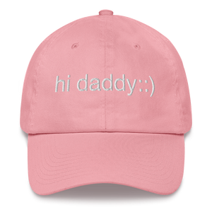 Peach Pit hi daddy ::) pink hat